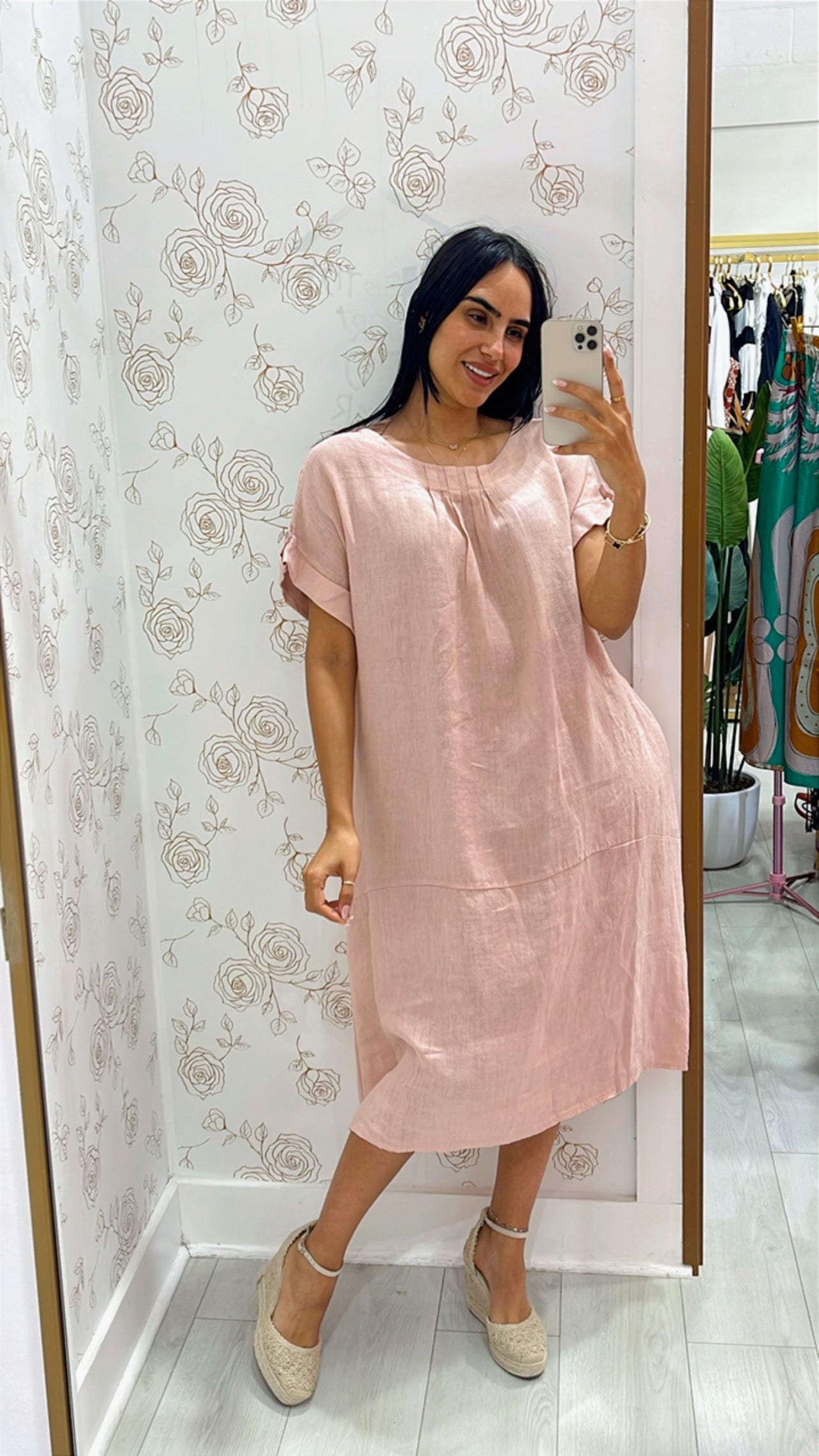 Clara Linen Dress
