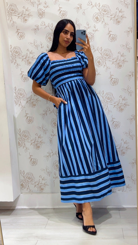 Stripe Blue Dress