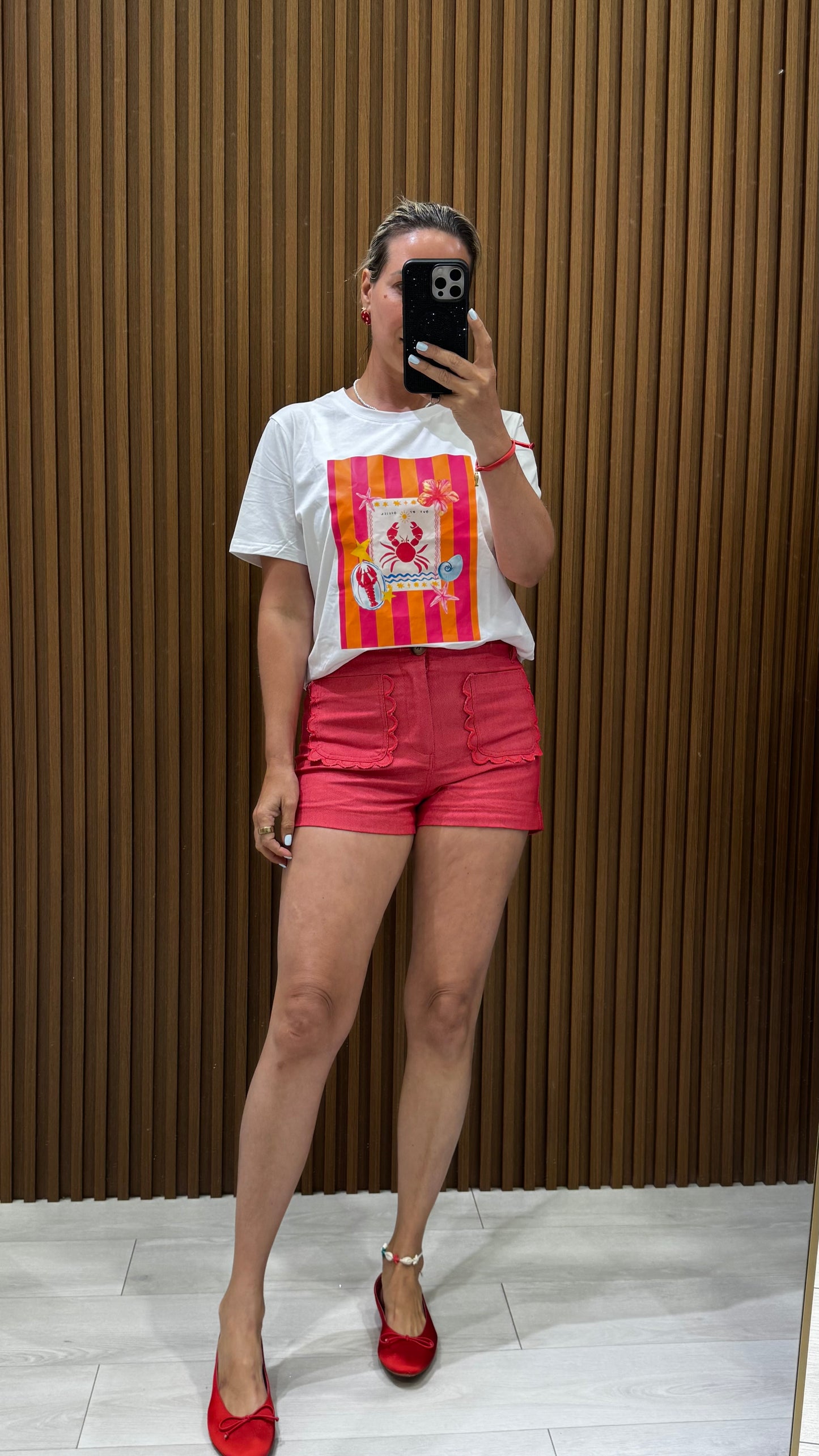 Elena Striped Crab T Shirt