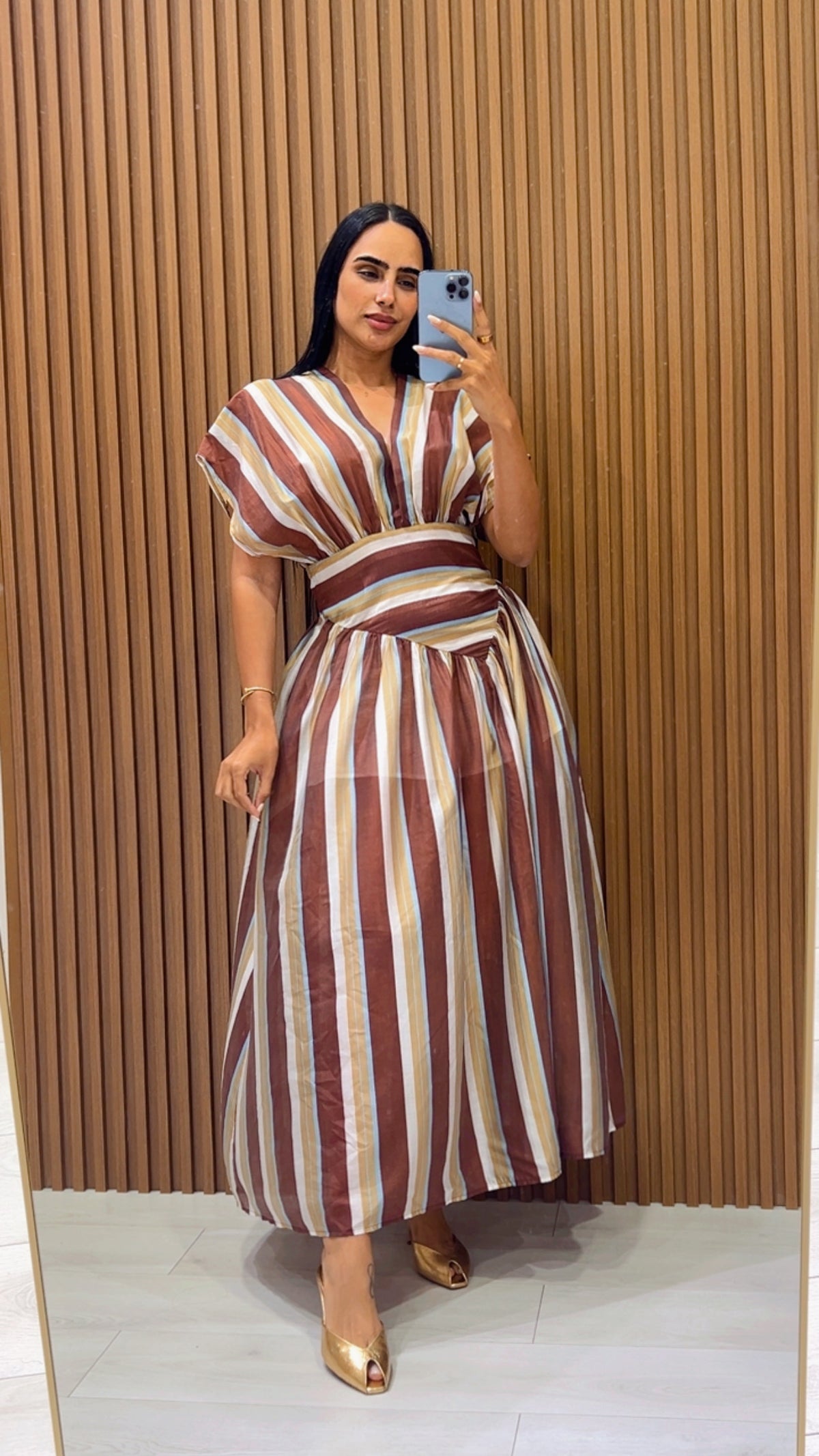 Claudia Stripe Dress
