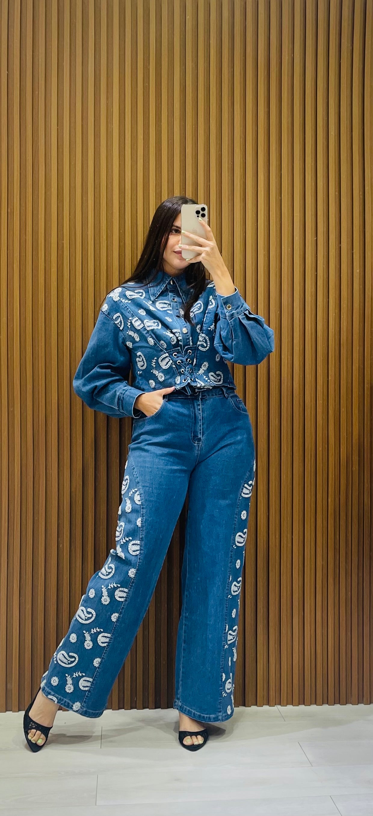 Elena Denim Set