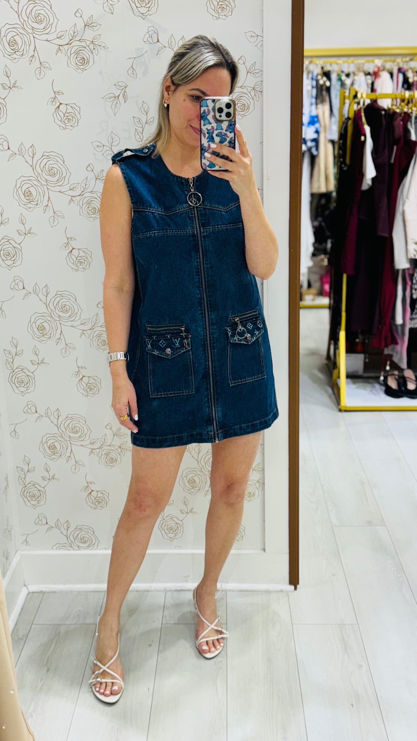 Camisero Denim Dress