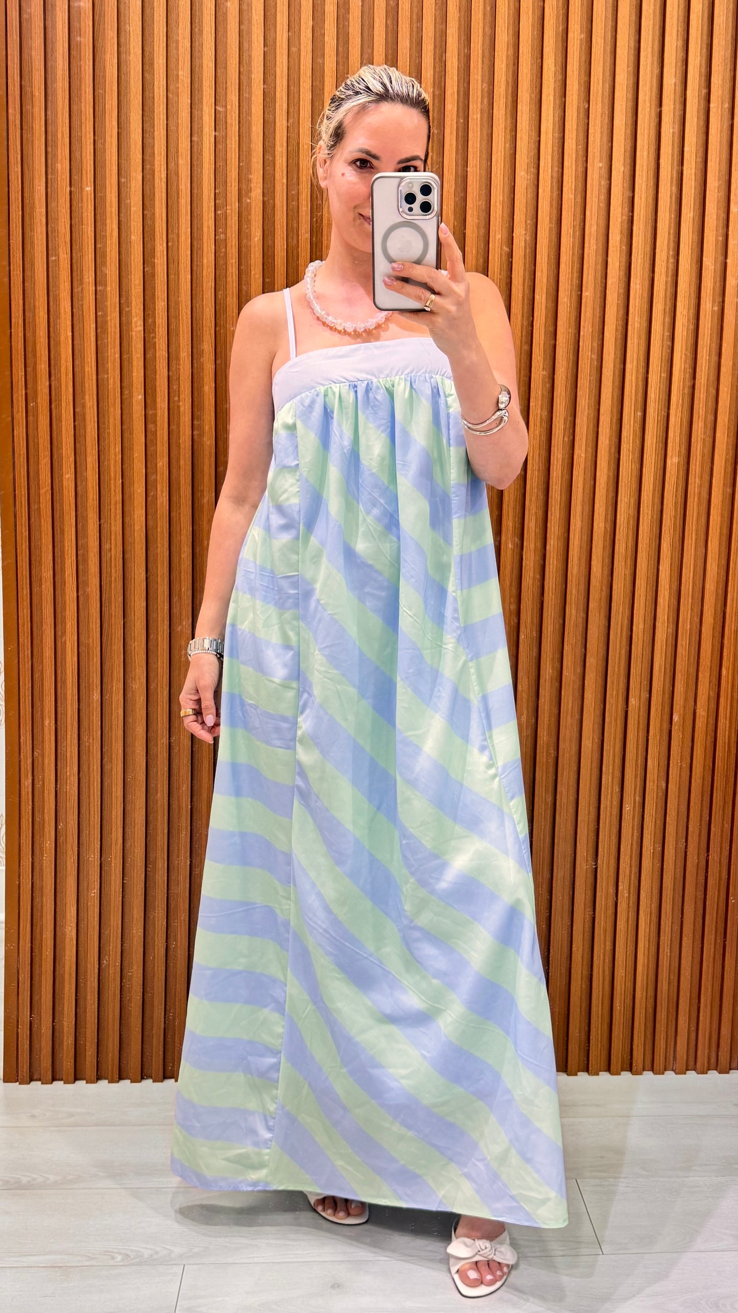 Stripe Contrast Dress