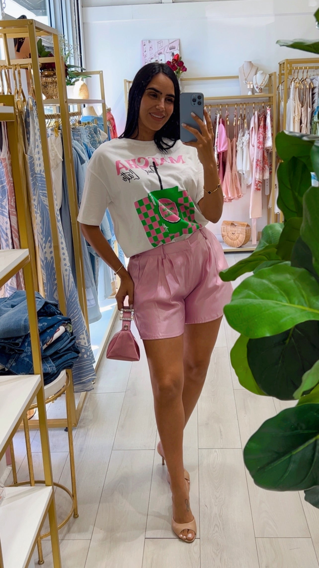 Matcha Ice Latte Tshirt