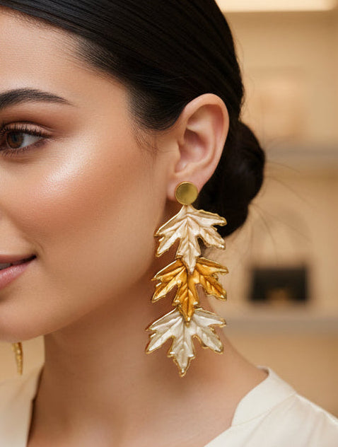 Hojas Multicolor Earring