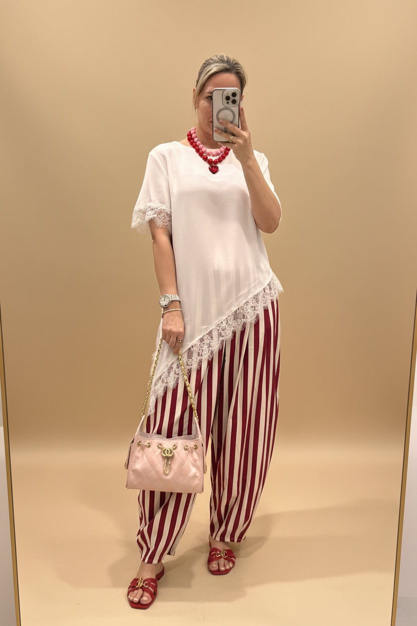 Stripe Red Pant