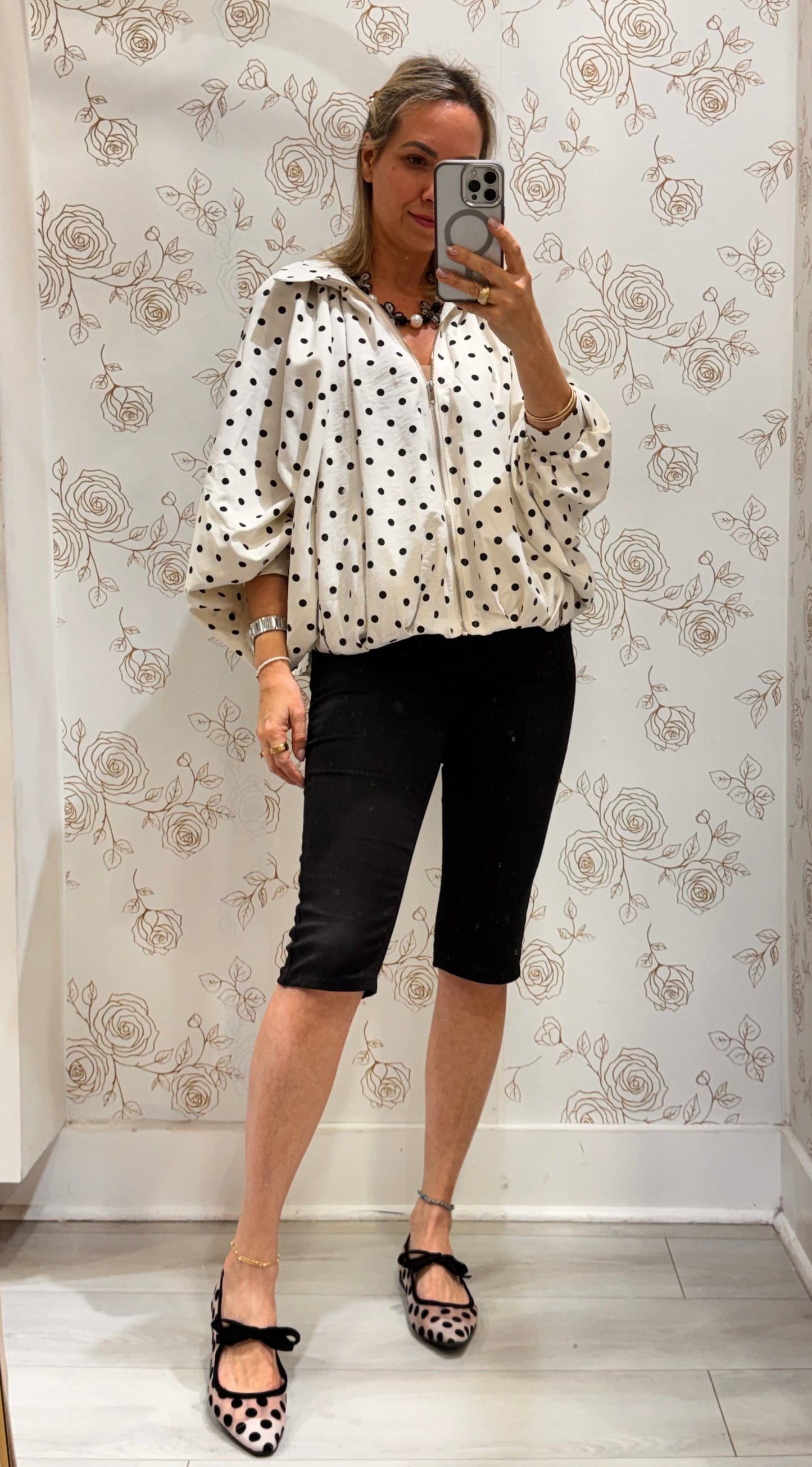Ava Polka Jacket