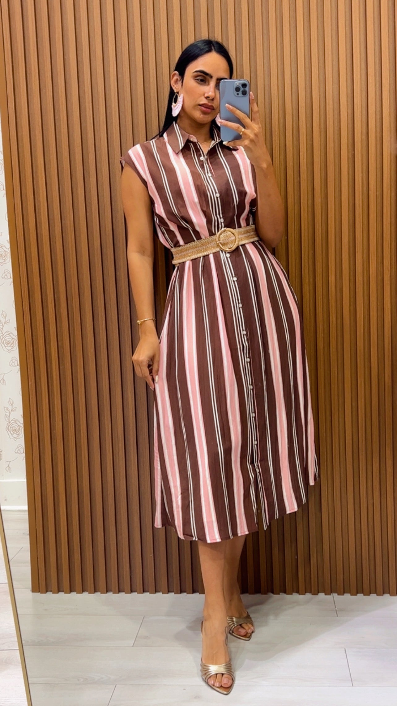 Bianca Striped Dress