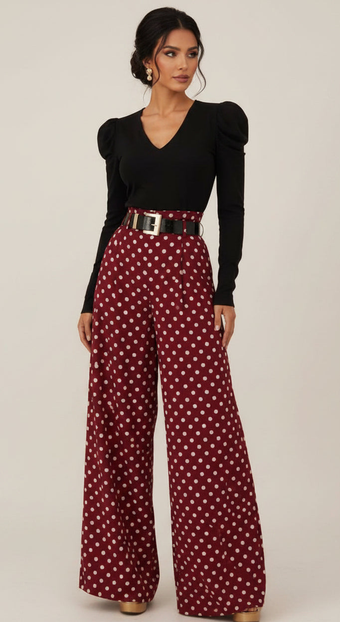 Eva Polka Pants