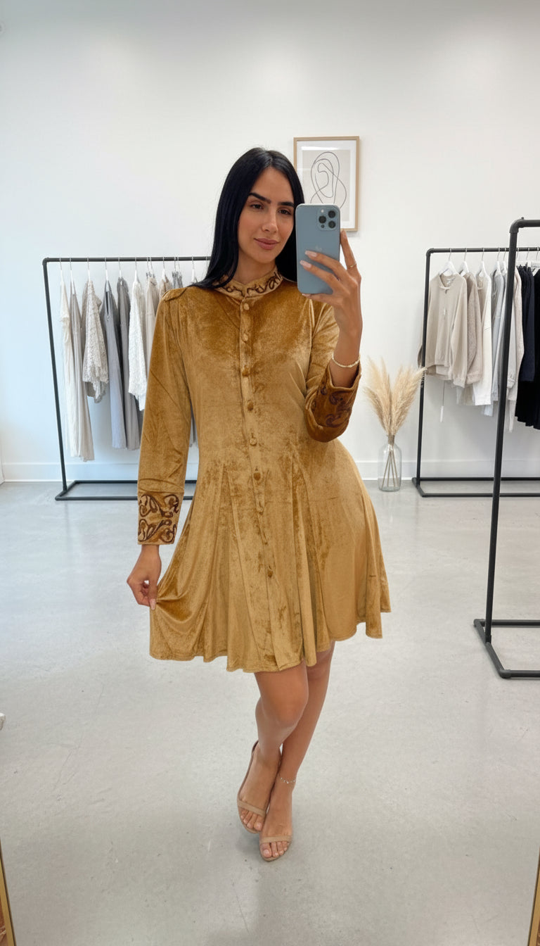 Marta Velvet Dress