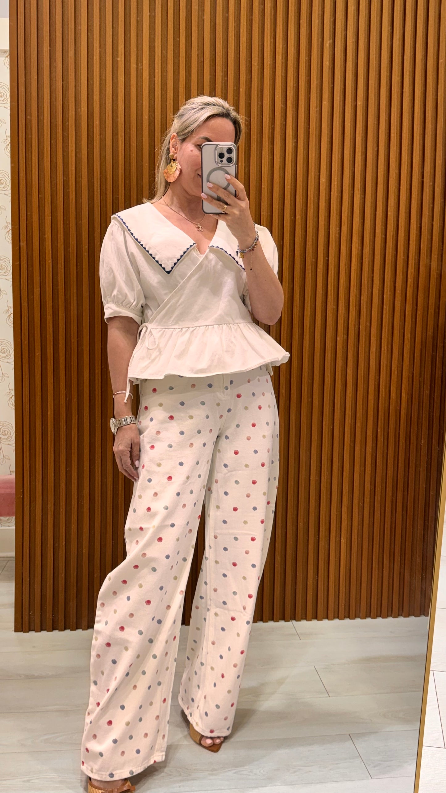 Polka Color Jeans