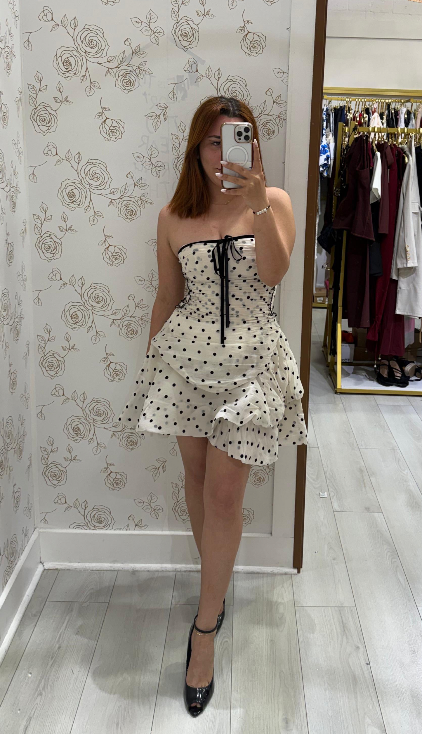 Polka Short Dress