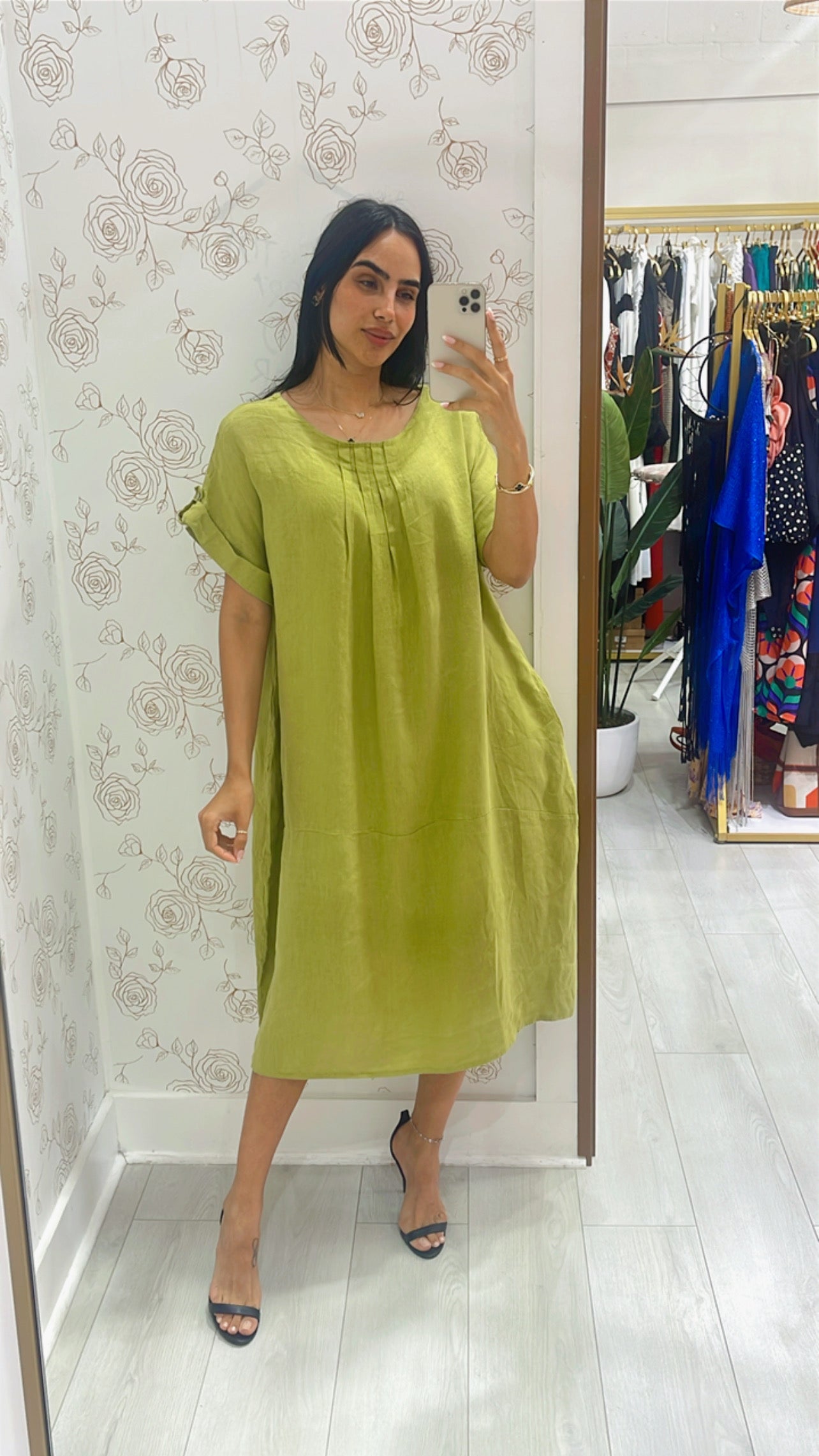Clara Linen Dress