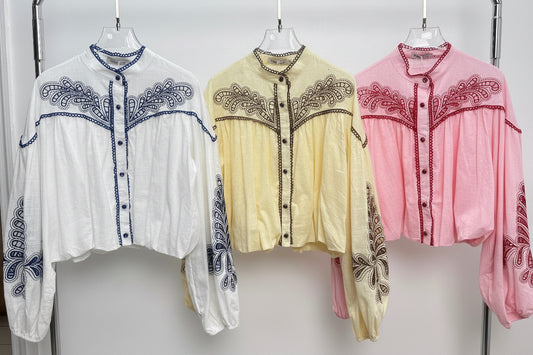 Nicole Bordado Blouse