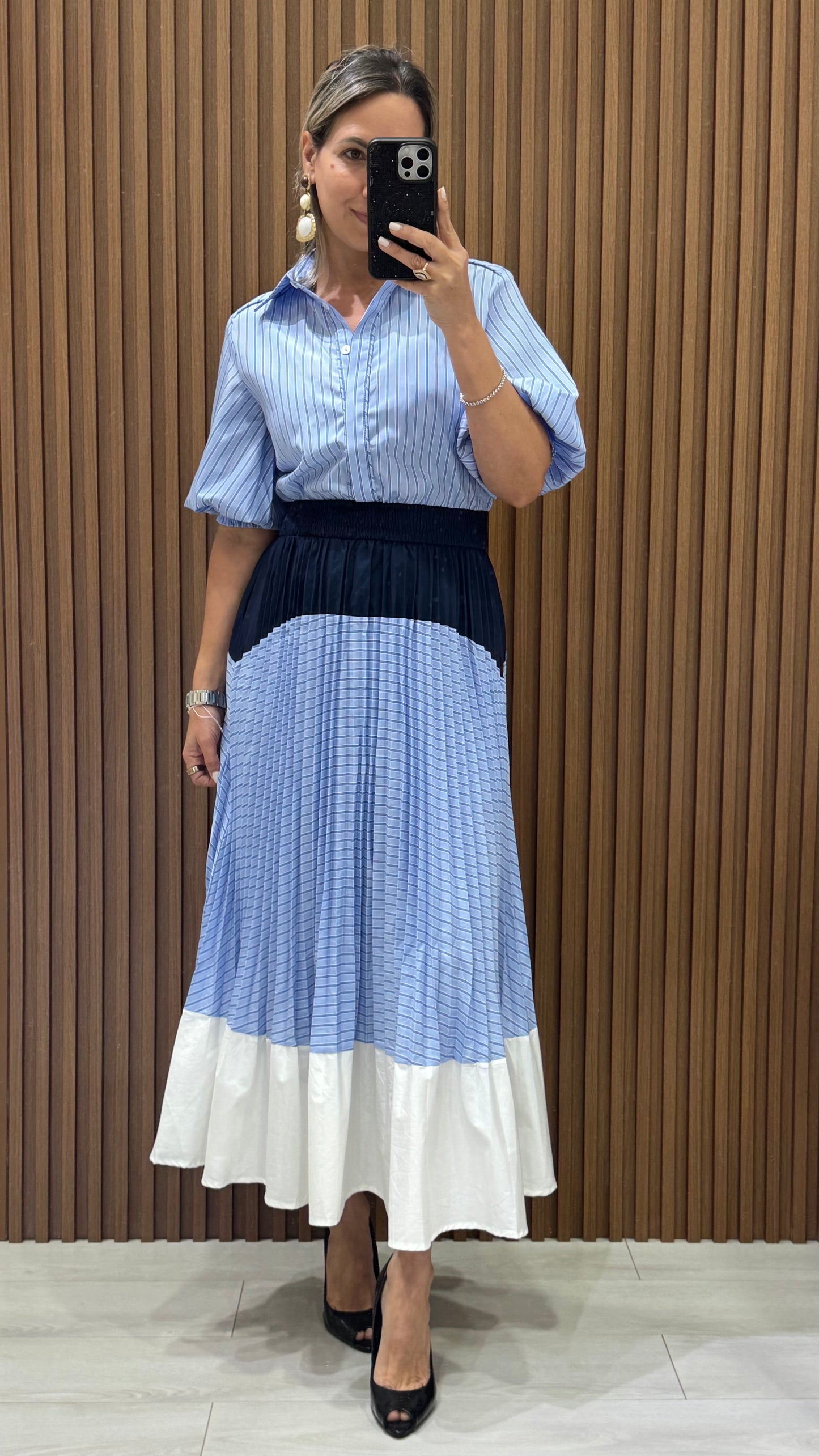Amanda Striped Dress