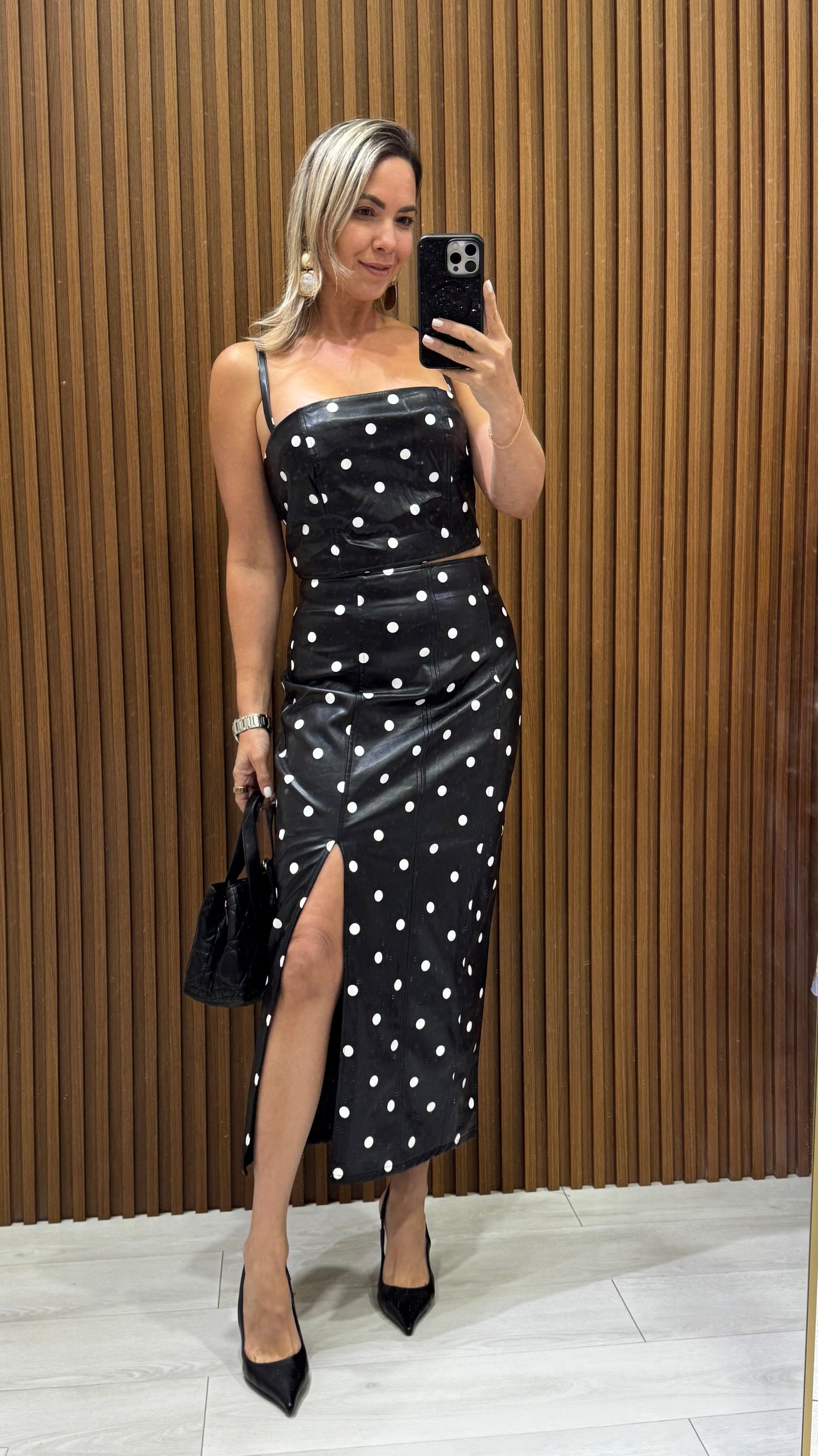 Polka Leather Beatriz  Set