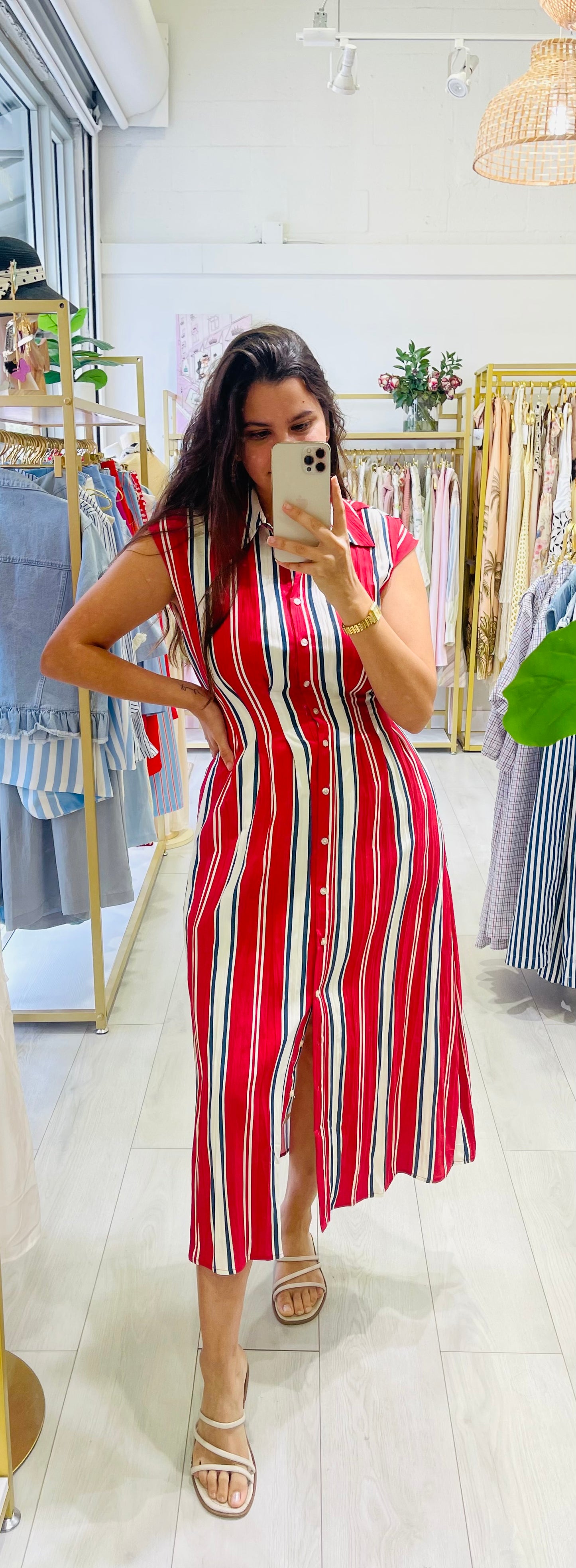 Bianca Striped Dress