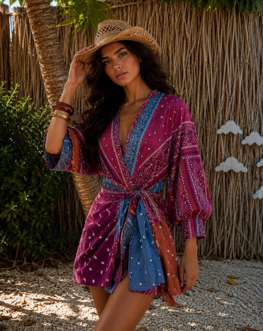 Bandana Multicolor Dress