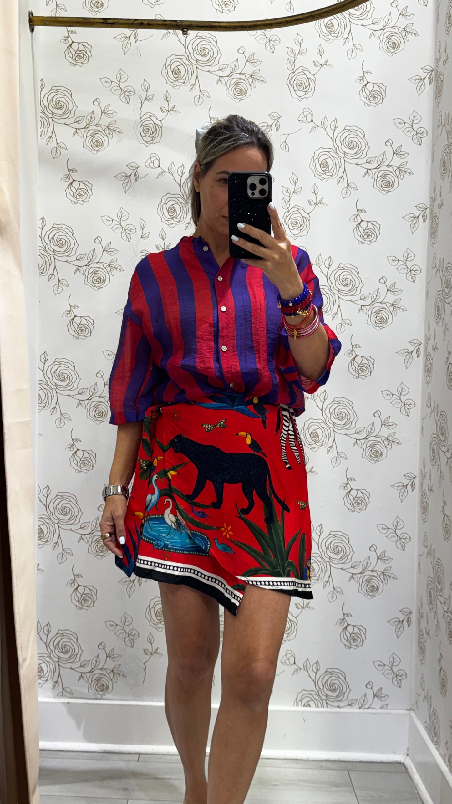 Animal Color Pareo Skirt