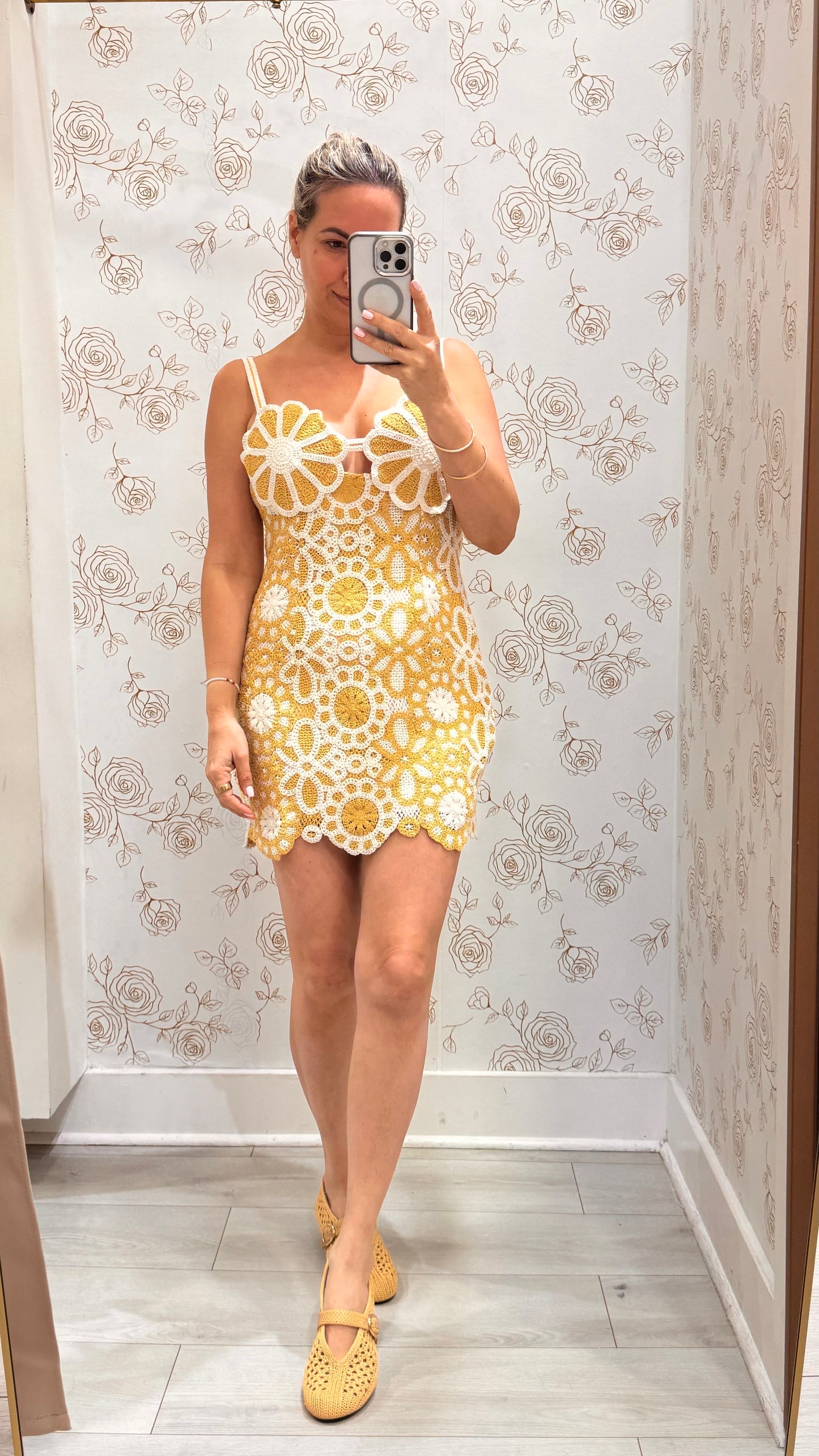 Flower Crochet Dress