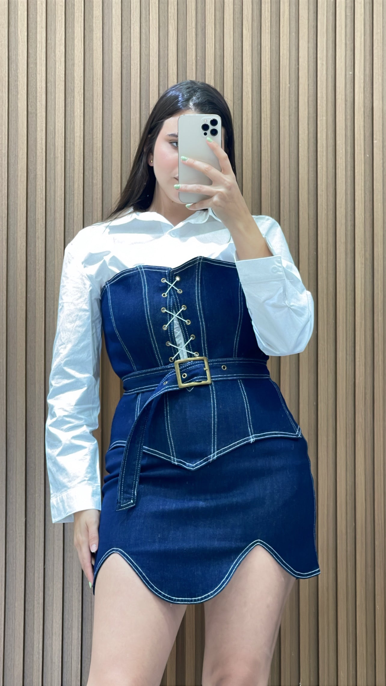 Olga Denim Final Sale Set
