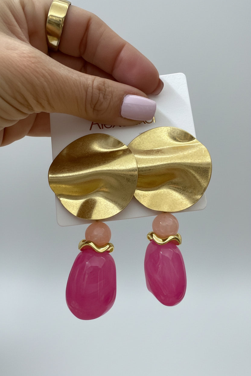 Pink Earring