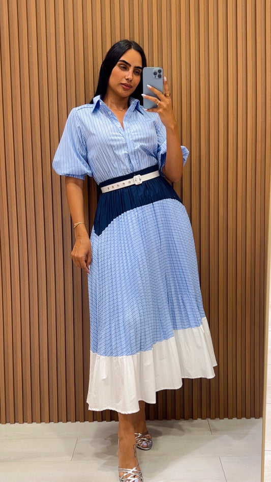 Amanda Striped Dress