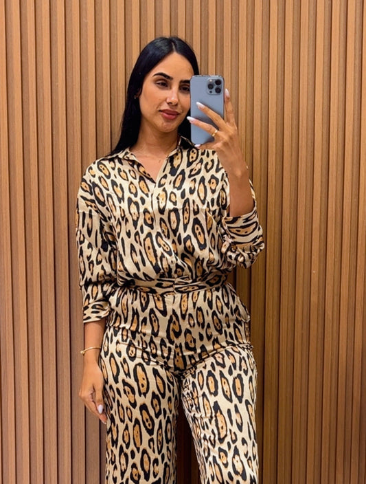 Animal Print Blouse