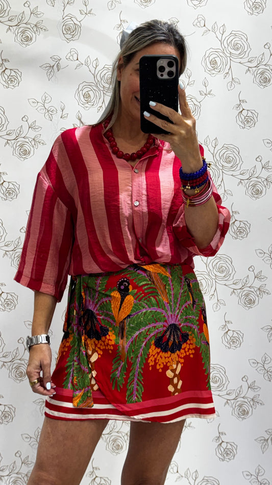 Amazonic Color Pareo Skirt