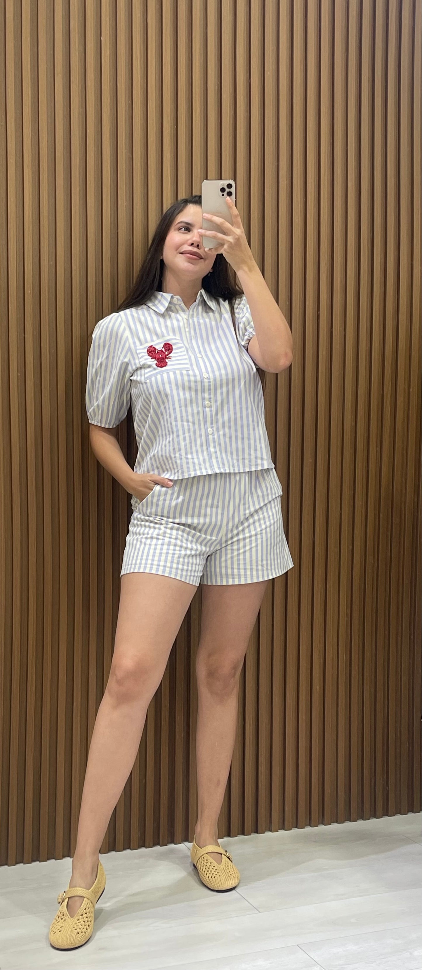 Lobster Striped Set
