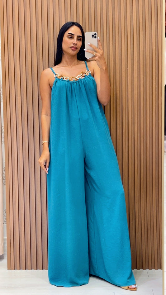 Chain Necklace Jumpsuit