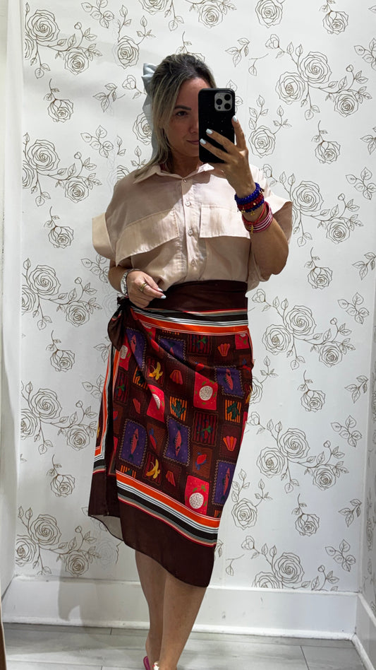 Sardinas  Pareo Skirt