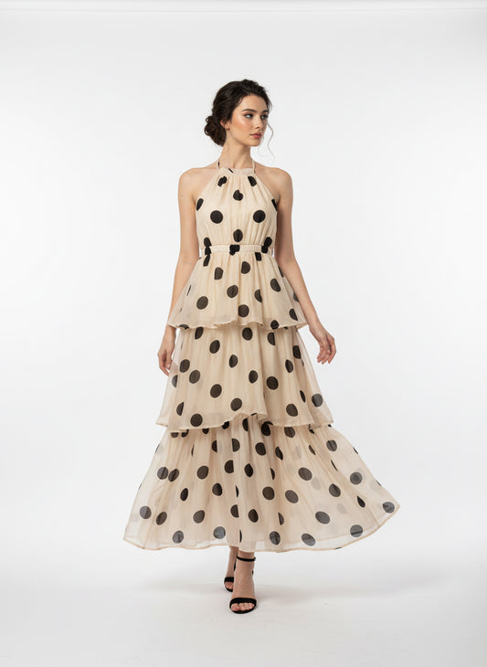 Polka Dots long Dress