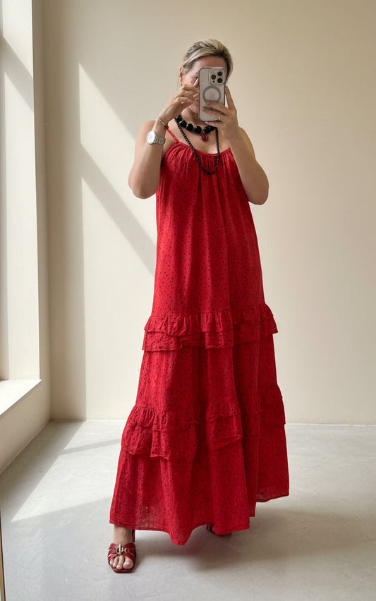 Polka Red  Dress