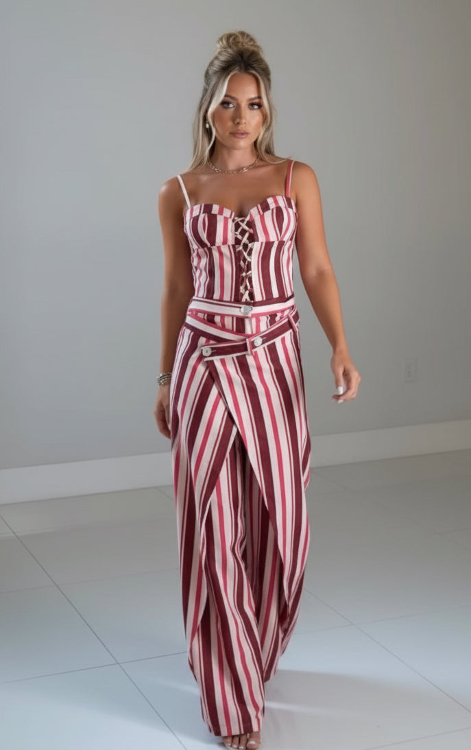 Paulina Striped Set