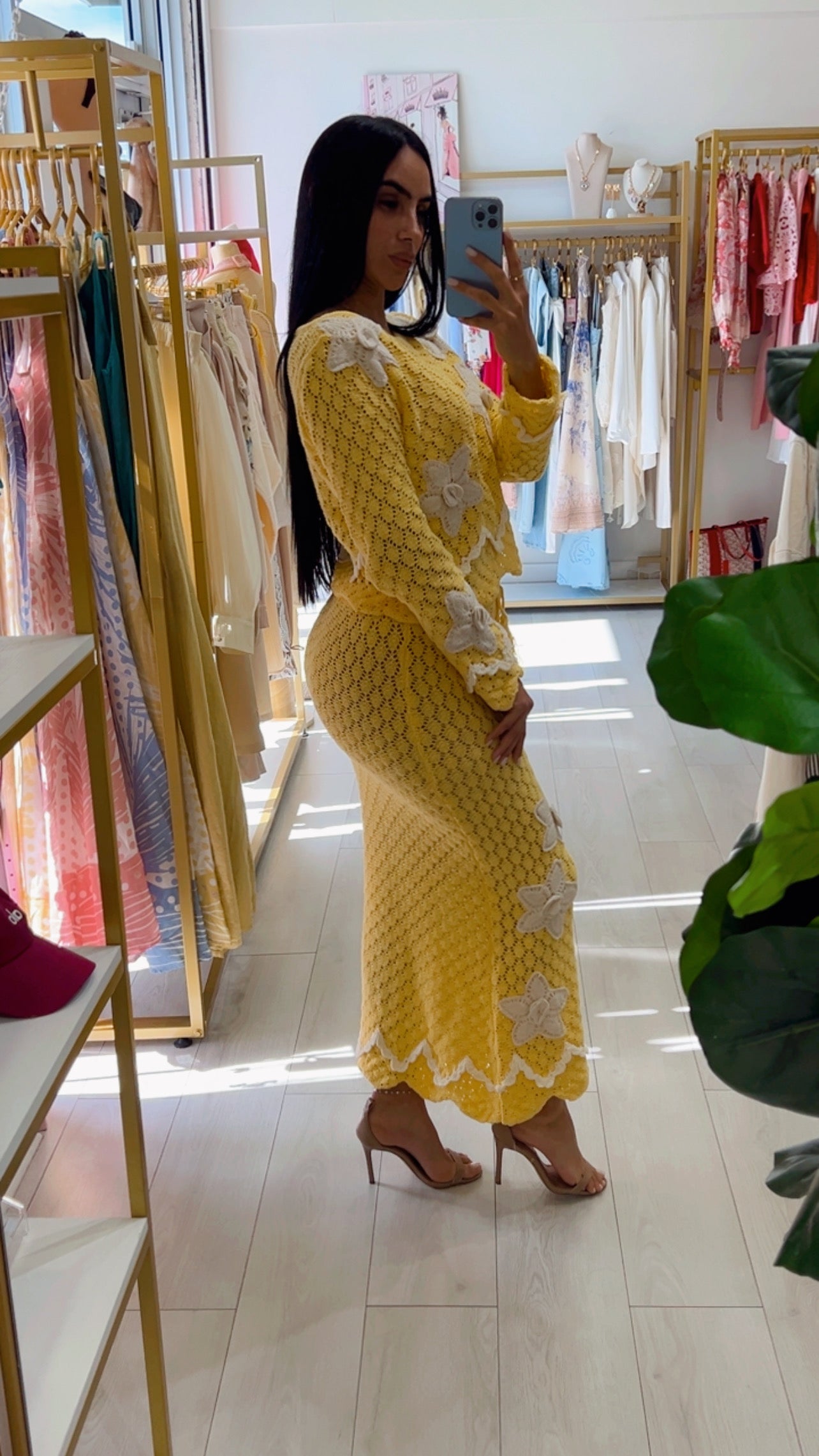 Lala Crochet Yellow Set