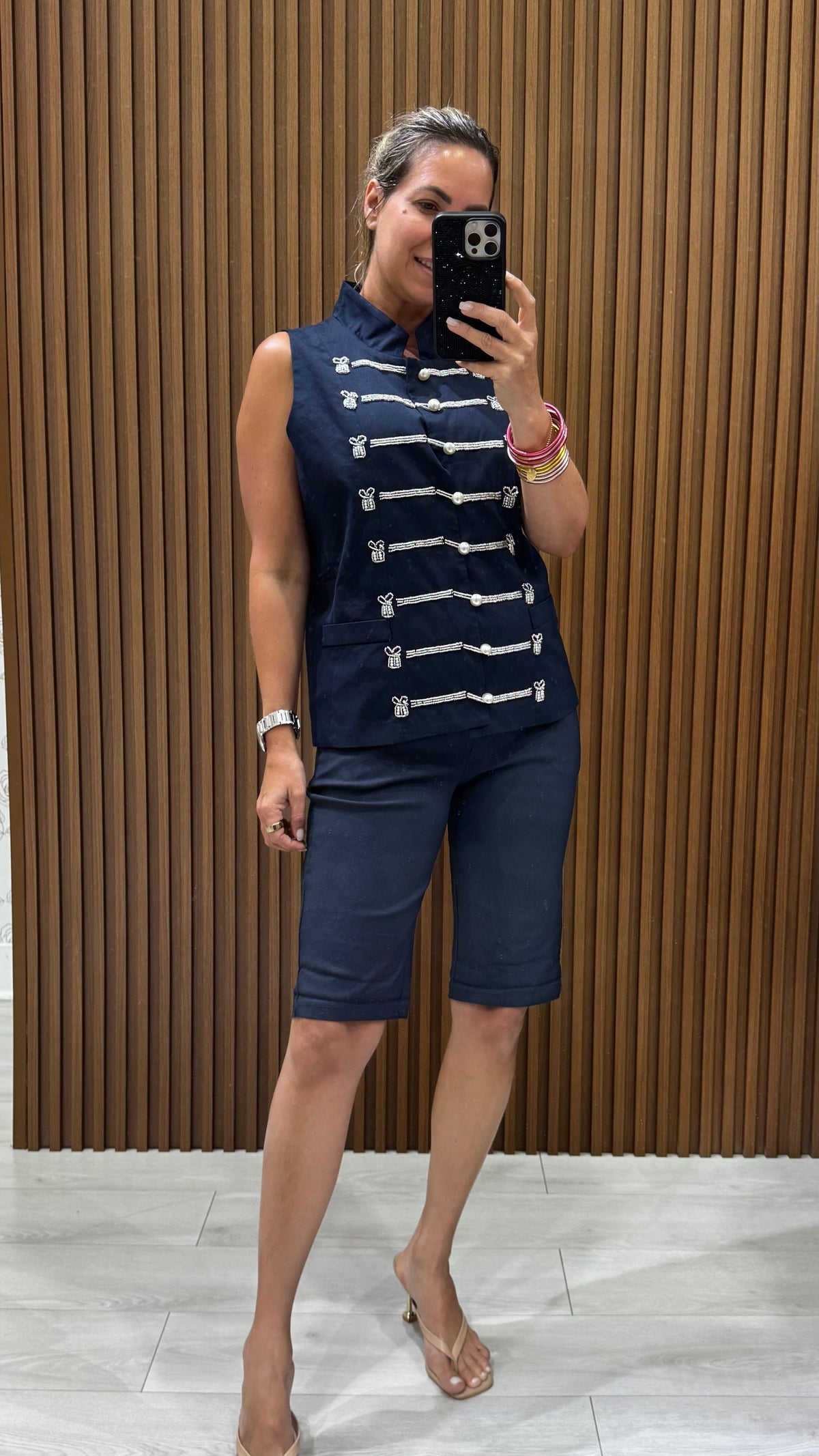 Marina Napoleon Vest Final Sale