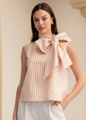Stripe Olivia Blouse