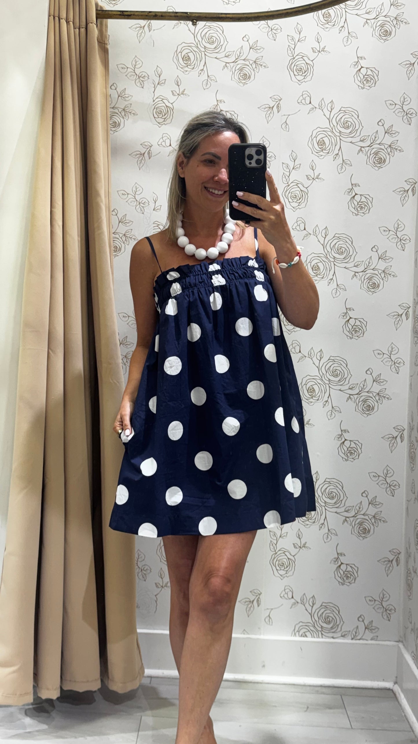 Luciana Polka Dress