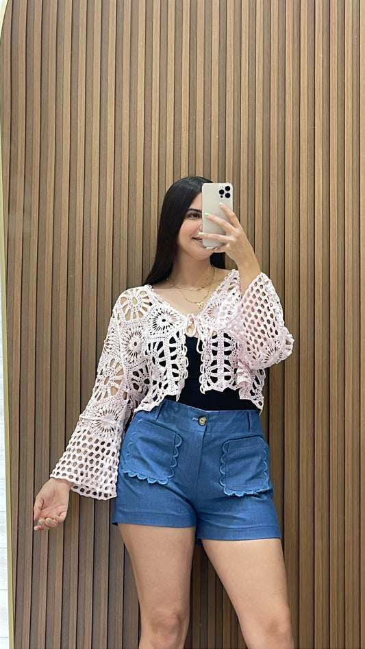 Gina Crochet Blouse