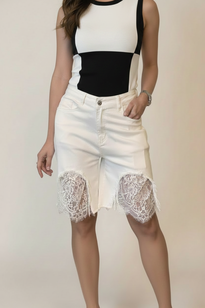 Bermuda  white  Short