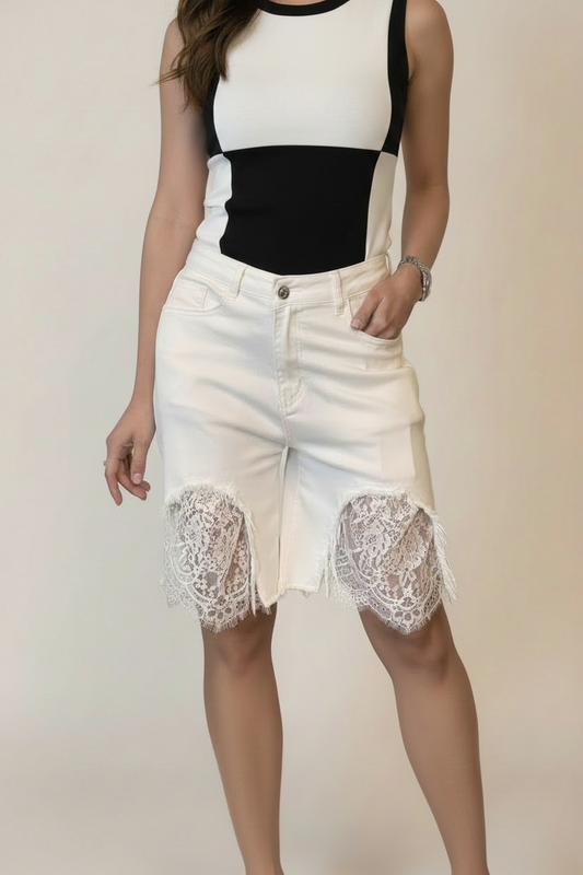 Bermuda  white  Short