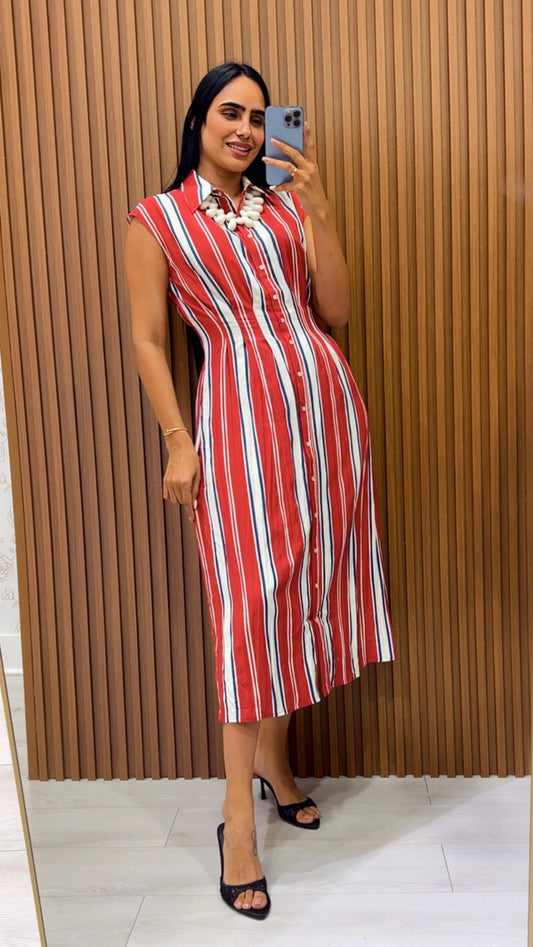 Bianca Striped Dress