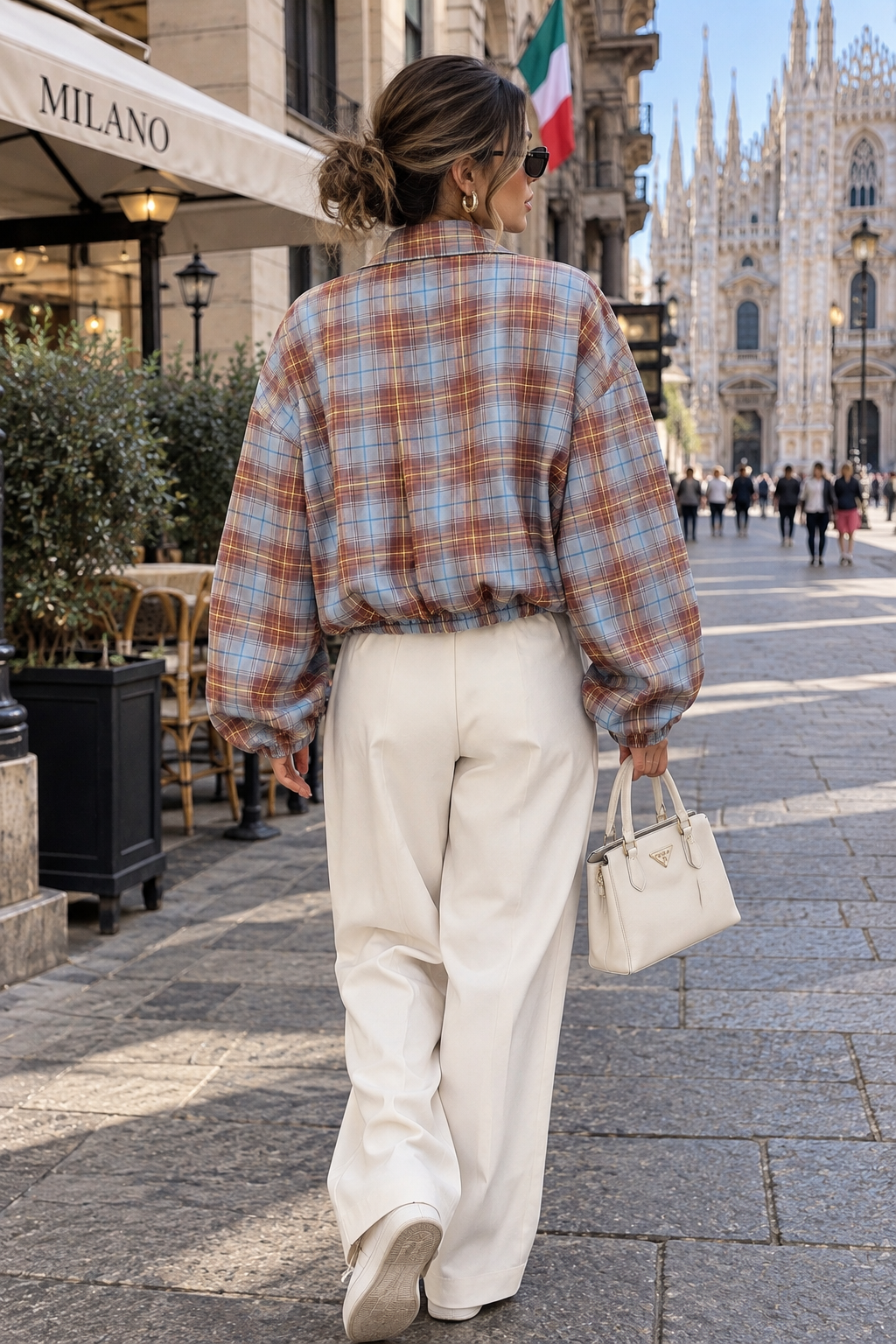 Milena Plaid Jacket