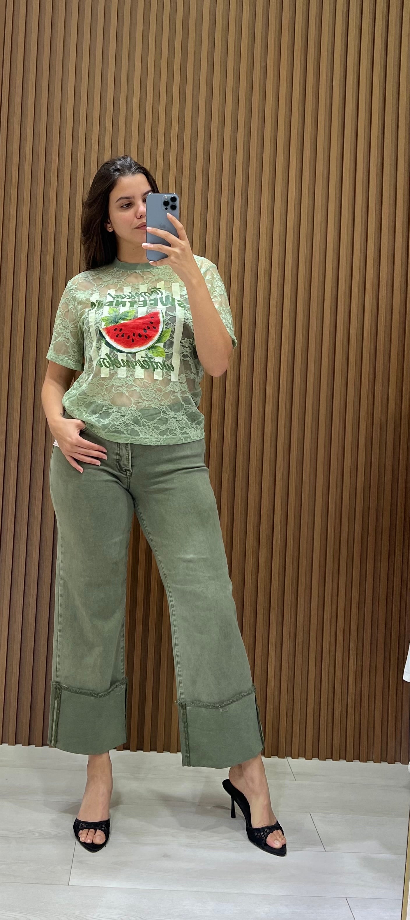 Watermelon Lace T Shirt