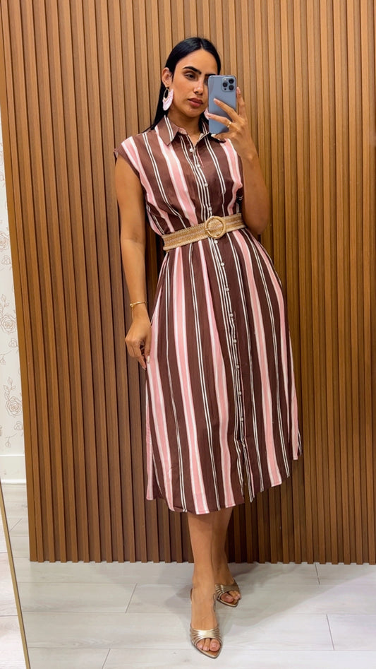 Bianca Striped Dress