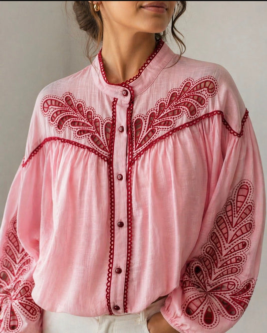 Nicole Bordado Blouse