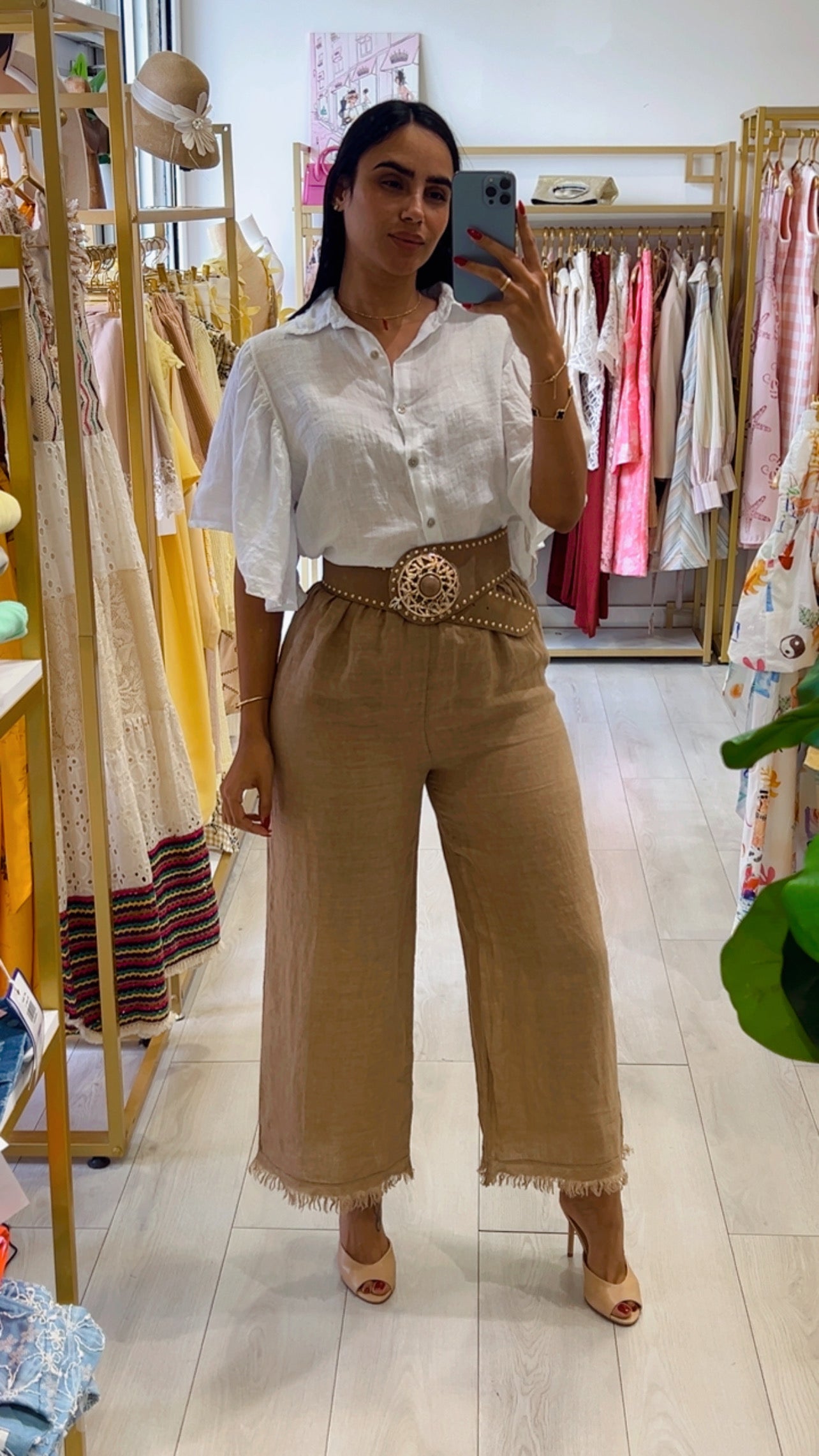 Diana Linen Blouse