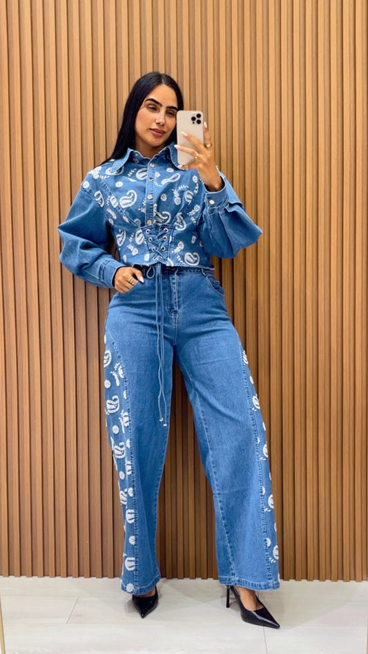 Elena Denim Set