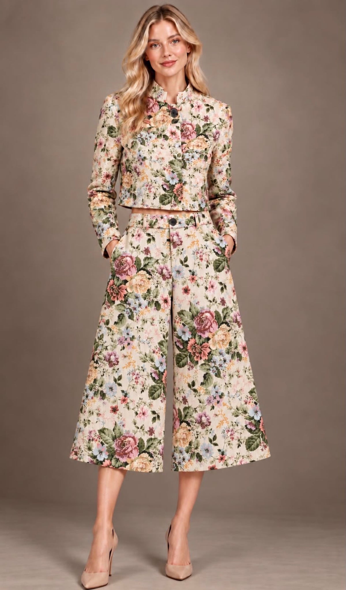 Floral Bermuda  Set